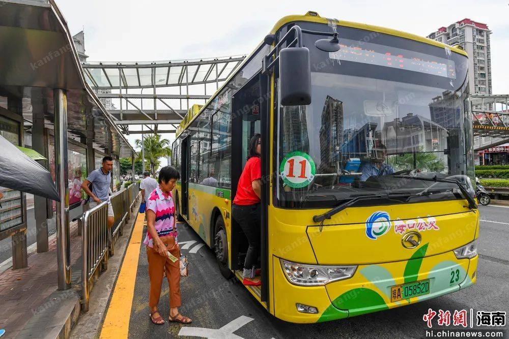海口市方案2020年启用10条公交车线路