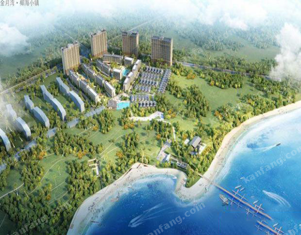 金月湾椰海小镇打造集旅游、度假、休闲、养生为一体的滨海度假生活